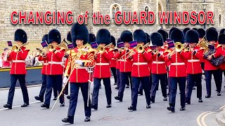 BAND OF THE GRENADIER GUARDS WITH Nijmegen Company Grenadier Guards Windsor 24th June 2022 guards [upl. by Neneek635]