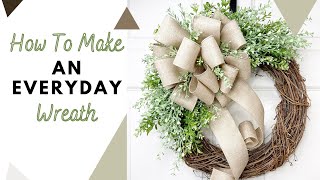 How To Make An Everyday Wreath  Grapevine Wreath Tutorial  DecoExchange Tutorial [upl. by Yrtnej421]