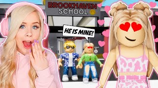 MEETING THE NEW BOY AT SCHOOL IN BROOKHAVEN ROBLOX BROOKHAVEN RP [upl. by Trueblood]