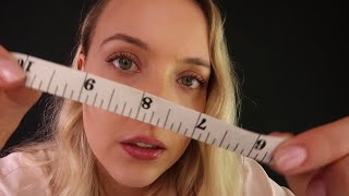 ASMR Face Measuring amp Symmetry Checking [upl. by Latsryk]