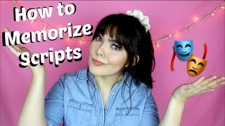 How to Memorize Scripts amp Monologues  BEST TIPS [upl. by Estella2]