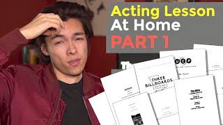 Memorization How To Practice Acting From Home Part 1  Start Acting [upl. by Ainoda]