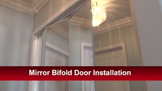 Mirror Bifold Door Installation [upl. by Ethben]