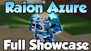 RaionAzure FULL SHOWCASE  Shindo Life Raion Azure Showcase [upl. by Suzy]