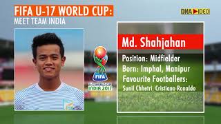 FIFA U17 World Cup Meet Team India the 21 players who are representing the nation [upl. by Canada]