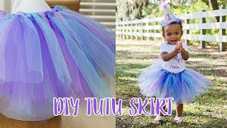 HOW TO MAKE AN EASY TUTU SKIRT  Simply Dovie [upl. by Lempres]