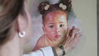 How to make a pastel portrait step by step read description [upl. by Oskar707]