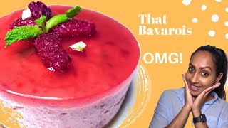 BAVAROIS AU FRAMBOISE  RASPBERRY BAVAROIS [upl. by Assiar954]