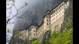 🇹🇷 Short Walk up to Sümela Monastery in the Black Sea Coast Mountains  Maçka Trabzon [upl. by Zurn655]