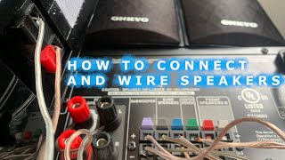 How to Set Up Stereo Speakers  TroubleShooting [upl. by Gerome]