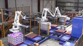 Centralised Robotic Palletising Solutions [upl. by Sharity]