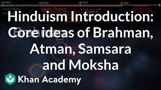 Hinduism Introduction Core ideas of Brahman Atman Samsara and Moksha  History  Khan Academy [upl. by Naman]