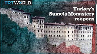 4th century Sumela Monastery in Turkey reopens after restoration [upl. by Skolnik]