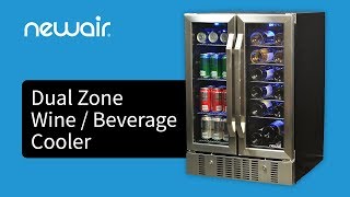 Dual Zone Wine and Beverage Cooler  NewAir AWB360DB [upl. by Nnylecyoj]