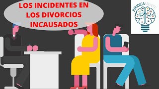 INCIDENTES EN EL DIVORCIO INCAUSADO [upl. by Emmet651]