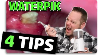 Waterpik Tonsil Stones → 4 Tips On Tonsil Stone Removal With A Water Flosser [upl. by Zulema]