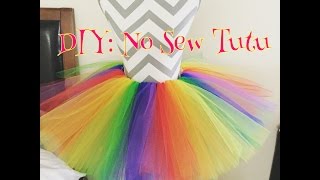 DIY No Sew Tutu [upl. by Dikmen]