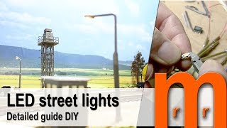 Model LED street lights  Detailed guide DIY [upl. by Lu]