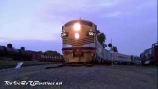 Mars Light on DampRGW F9A 5771 Colorado Railroad Museum [upl. by Ailehc]