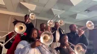 Benedict College Trombones Funk Phi Slide “Black amp Blues” [upl. by Hasseman]