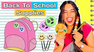 DIY Back To School Supplies  Emoji Crafts [upl. by Tonl732]