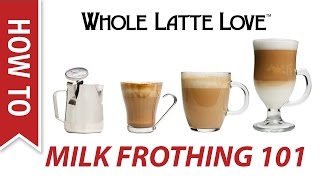 Milk Frothing for Beginners [upl. by Myna]