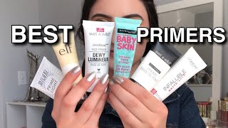 BEST AFFORDABLE PRIMERS  Drugstore Primers Under 10 [upl. by Moe]