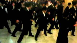 Chasidim dancing at a wedding in Israel [upl. by Mureil]