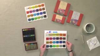 Product Demo  Mungyo Aquarelle Oil Pastels [upl. by Nilrak374]