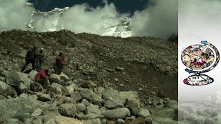 Timelapse of Earths glaciers over 48 years [upl. by Hagar]