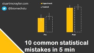 Ten Statistical Mistakes in 5 Min [upl. by Keg]