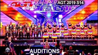 Ndlovu Youth Choir from Africa “My African Dream” UPLIFTING  Americas Got Talent 2019 Audition [upl. by Namia]