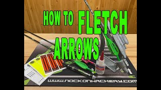 How to Fletch Your Arrows with John Dudley [upl. by Alarise]