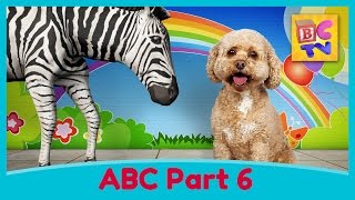 Learn the Alphabet with Lizzy the Dog  ABC Video for Kids Part 6 [upl. by Aliza]