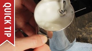 How to AutoFroth Milk for Lattes [upl. by Drazze298]