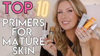 The 10 BEST FACE PRIMERS For Mature Skin  ALL SKIN TYPES [upl. by Fish566]