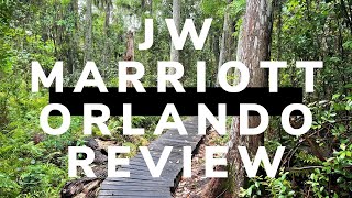 JW Marriott Orlando Grande Lakes Tour  Review  Great Lazy River Near Disney World [upl. by Sumer]