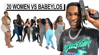 20 WOMEN VS 1 RAPPER BABEYLOS Gone Wrong [upl. by Codding]