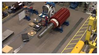 ABB Azipod® propulsion unit assembly Timelapse [upl. by Eelam649]