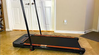 We got a compact Under Desk Treadmill Urevo Strol Lite 2in1 UnderDesk Treadmill [upl. by Ludba896]