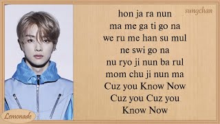 NCT U  Know Now Easy Lyrics [upl. by Airetnuhs]