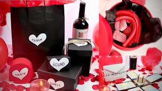 Easy diy valentines day gifts for him  5 senses valentines gift ideas for him  valentines 2024 [upl. by Aita865]