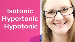 Isotonic Hypertonic Hypotonic EASY [upl. by Nesline]