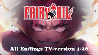 Fairy Tail All Endings TVversion 126 [upl. by Doubler]