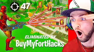 NEW HACKERS are OP in Fortnite Aimbot Wallhack  Banhammer [upl. by Enilreug]