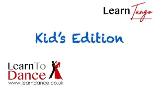 Kids Tango  Ballroom Dance Class  Learn To Dance [upl. by Ahsie]