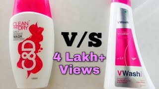 Clean amp Dry Daily Intimate Wash VS V Wash ProductReview [upl. by Martguerita]