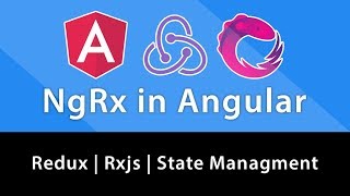 NgRx in Angular  Redux  Rxjs  State Management [upl. by Gosser]