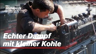 Echter Dampf mit kleiner Kohle  Die ModellDampfer von Kürnbach  EisenbahnRomantik [upl. by Llehcsreh]