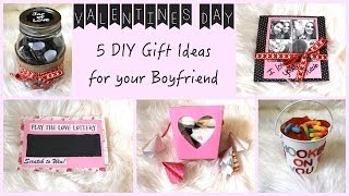 5 DIY Gift Ideas for Your Boyfriend [upl. by Nylirret325]